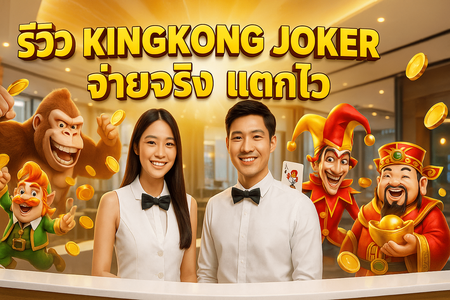 รีวิว KINGKONG JOKER จ่ายจริง แตกไว