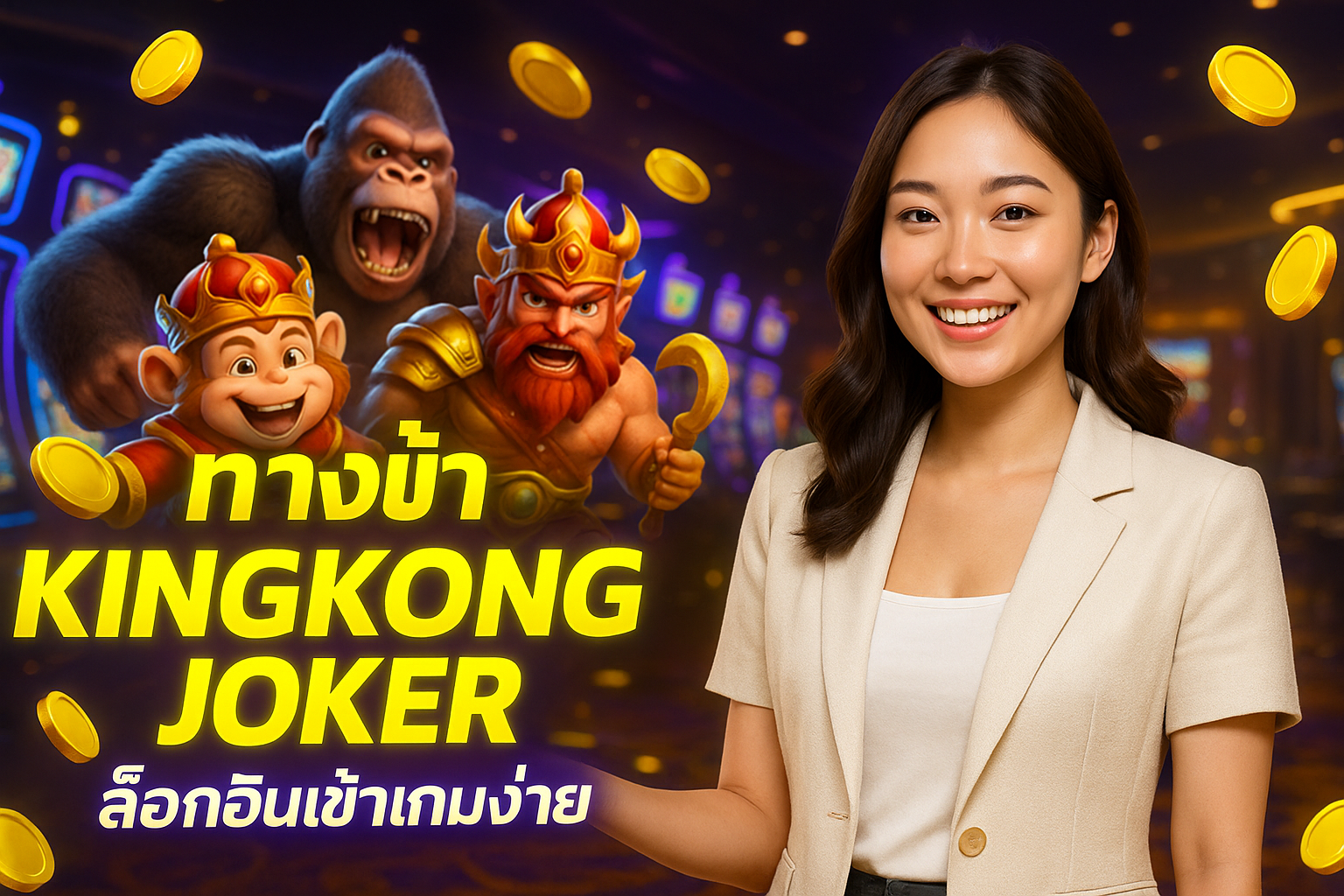 ทางเข้า KINGKONG JOKER ล็อกอินเข้าเกมง่าย